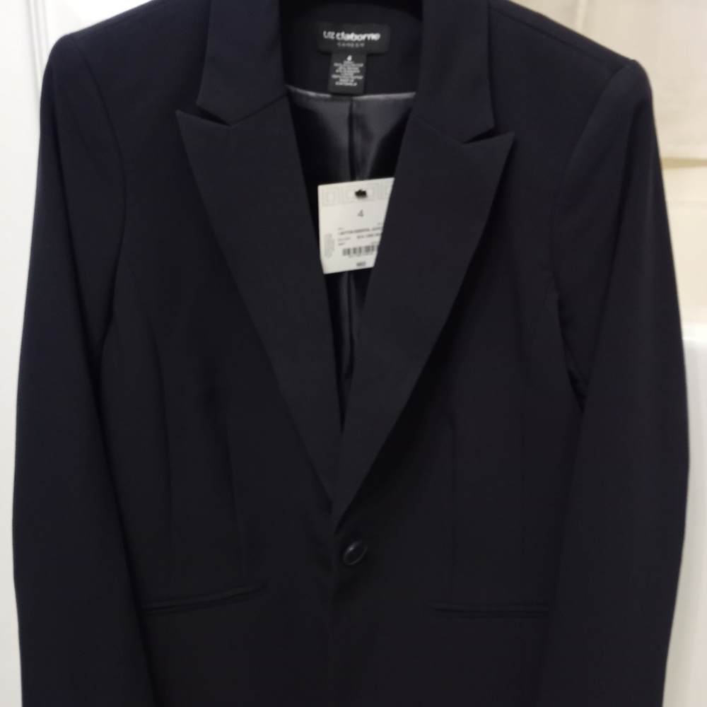 Liz Clairborne Navy Career Blazer